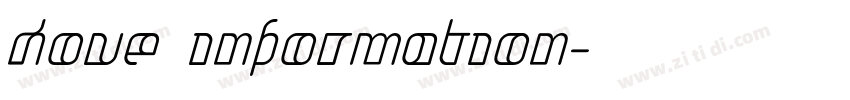 KONE Information字体转换